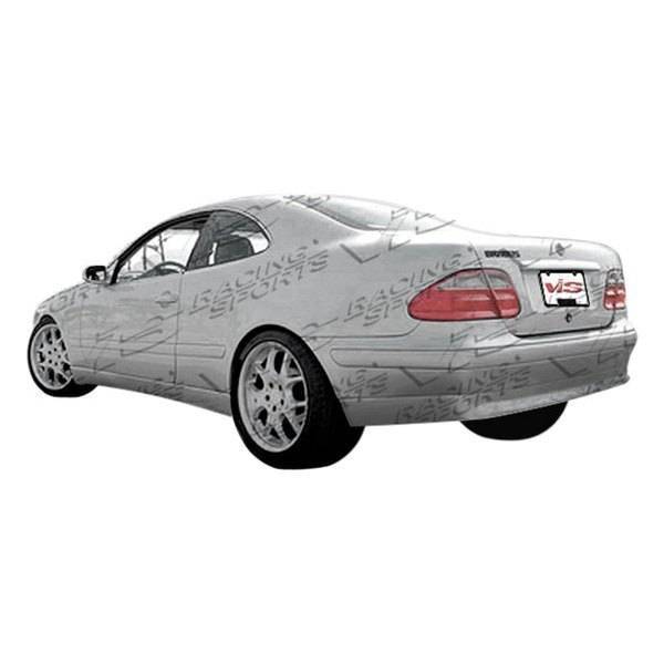 1998-2002 Mercedes Clk W208 2 doors B-SPEC Style FRP Primer Rear Lip-1
