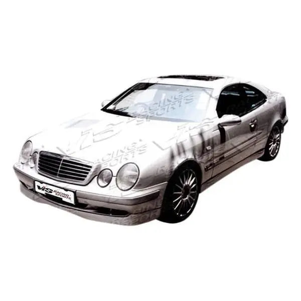 1998-2002 Mercedes Clk W208 2 doors C Tech Style FRP Primer Side Skirts-1