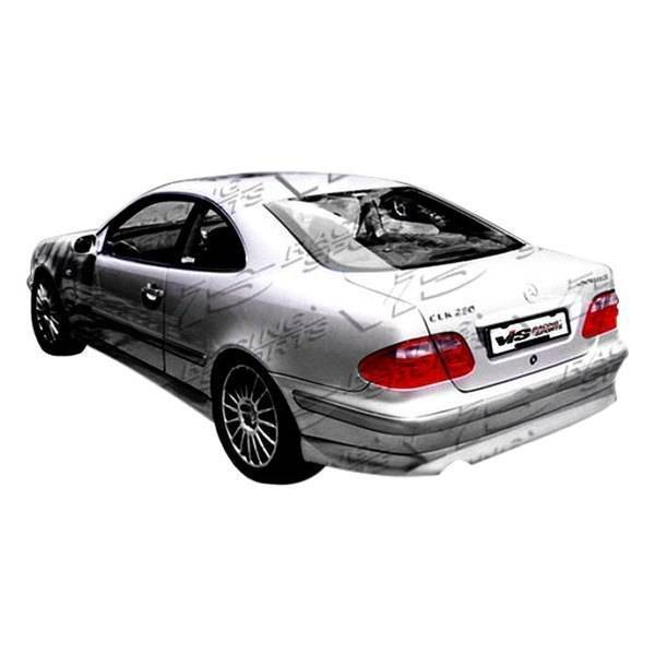 1998-2002 Mercedes Clk W208 2 doors C Tech Style FRP Primer Rear Lip-1