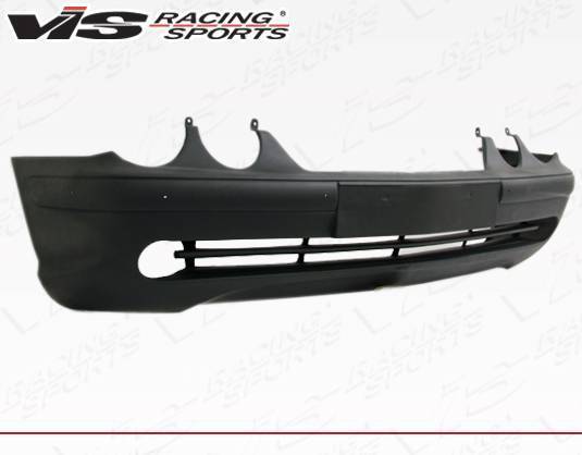 1998-2002 Mercedes Clk W208 2 doors EURO TECH Style FRP Primer Front Bumper-3