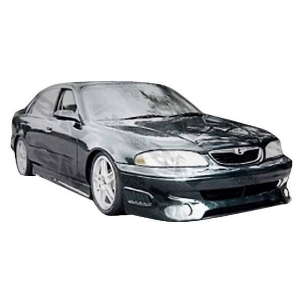 1998-2002 Mazda 626 4 doors INVADER Style FRP Primer Front Bumper-1