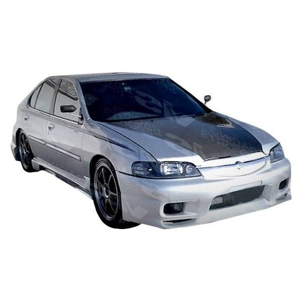 1998-2001 Nissan Altima 4 doors OMEGA Style FRP Primer Front Bumper-1