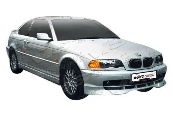 1999-2005 BMW 3 SERIES E46 2 doors A Tech Style FRP Primer Side Skirts-1