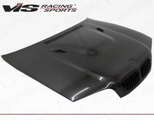 1999-2003 BMW 3 SERIES E46 M3 2 doors E92 M3 Style Carbon Fiber Black Hood-1