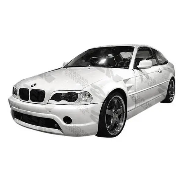 1999-2005 BMW 3 SERIES E46 2 doors 4 doors Racing Design Style FRP Primer Side Skirts-1