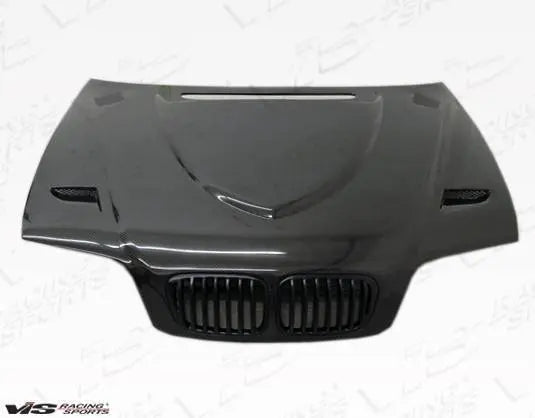 1999-2001 BMW 3 SERIES E46 4 doors Euro R Style Carbon Fiber Black Hood-2