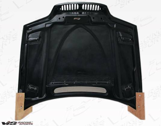 1999-2001 BMW 3 SERIES E46 4 doors Euro R Style Carbon Fiber Black Hood-5