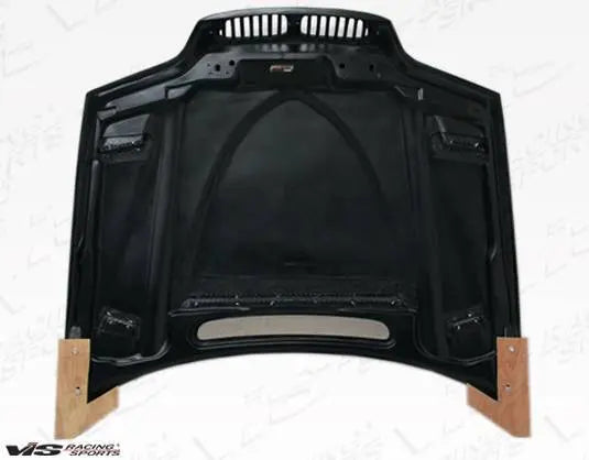 1999-2001 BMW 3 SERIES E46 4 doors Euro R Style Carbon Fiber Black Hood-5