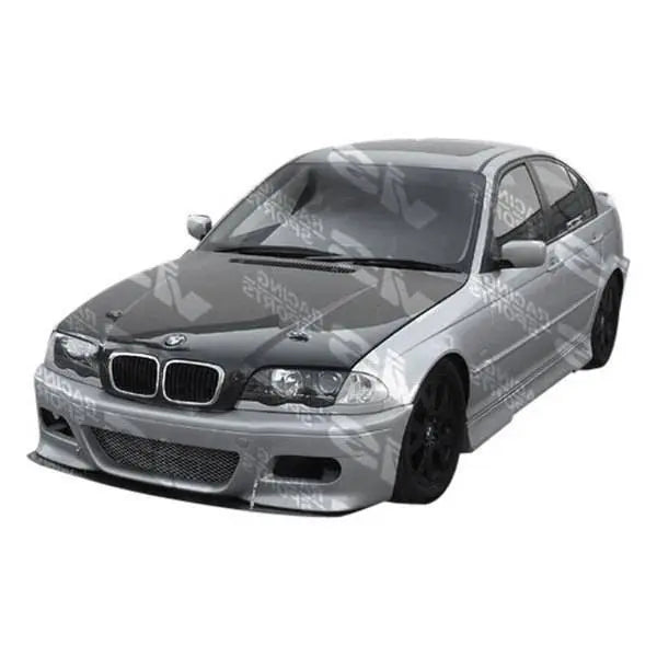 1999-2005 BMW 3 SERIES E46 M3 4 doors M3 Type 2 Style FRP Primer Side Skirts-1