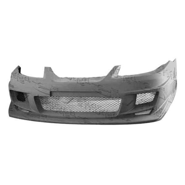 1999-2004 Ford Mustang 2 doors Ballistix 3 Style FRP Primer Front Bumper-1