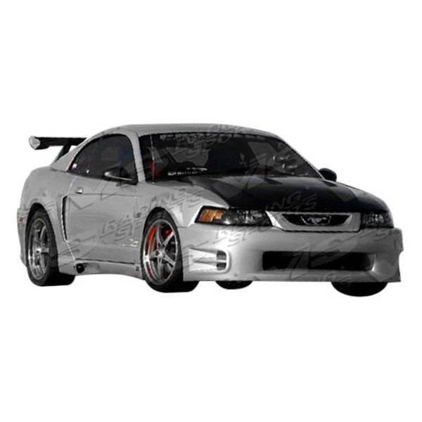 1999-2004 Ford Mustang 2 doors K Speed Style FRP Primer Rear Bumper-1