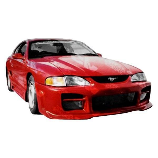 1999-2004 Ford Mustang 2 doors OCTANE Style FRP Primer Front Bumper-1