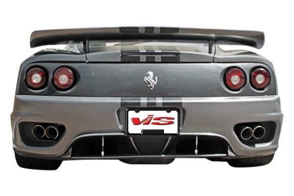 1999-2004 Ferrari F360 EURO TECH Style FRP Primer Rear Lip-1