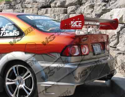 1999-2000 Honda Civic 2 doors BATTLE Z Style FRP Primer Full Kit-4