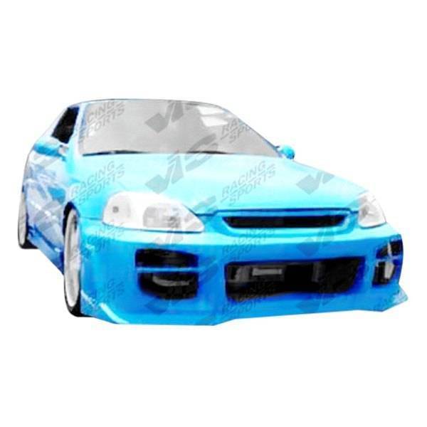 1999-2000 Honda Civic Hatchback 4 doors 2 doors OCTANE Style FRP Primer Front Bumper-1