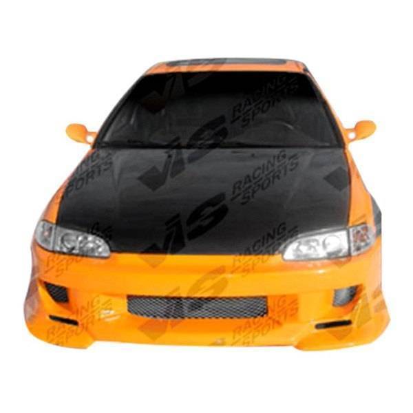 1999-2000 Honda Civic Hatchback 4 doors 2 doors Strada F1 Style FRP Primer Front Bumper-1