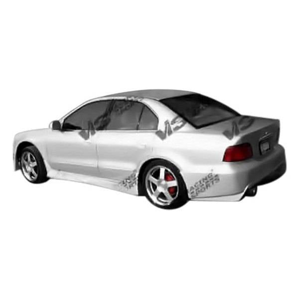 1999-2003 Mitsubishi Galant 4 doors CYBER 2 Style FRP Primer Rear Bumper-1