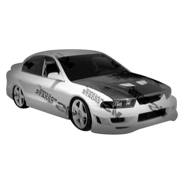 1999-2003 Mitsubishi Galant 4 doors CYBER 2 Style FRP Primer Full Kit-1