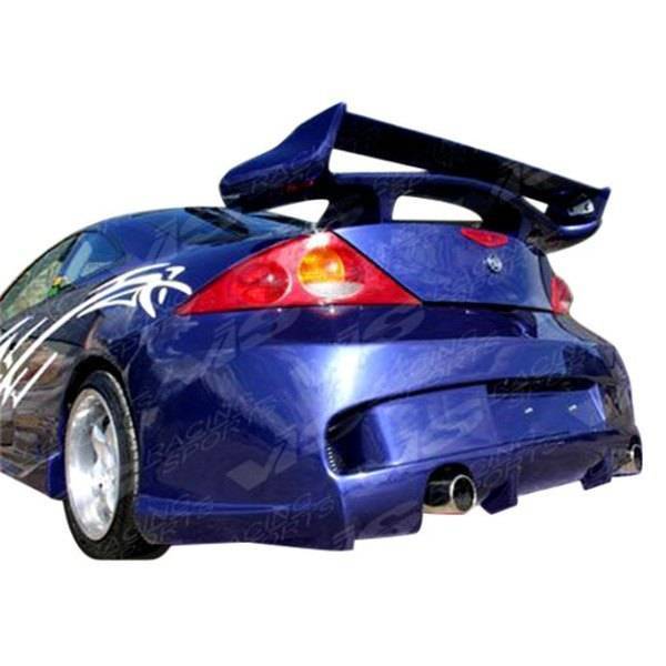 1999-2003 Mercury Cougar 2 doors INVADER 6 Style FRP Primer Rear Bumper-1