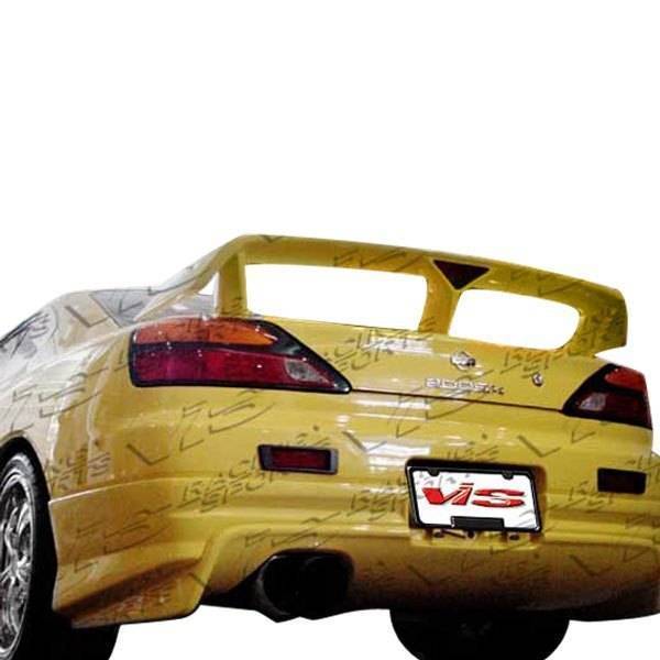 1999-2002 Nissan S15 2 doors CYBER 2 Style FRP Primer Rear Bumper-1