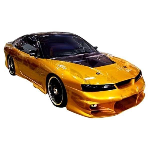 1999-2002 Nissan S15 2 doors INVADER Style FRP Primer Front Bumper-1