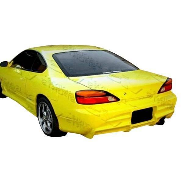 1999-2002 Nissan S15 2 doors INVADER Style FRP Primer Rear Bumper-1
