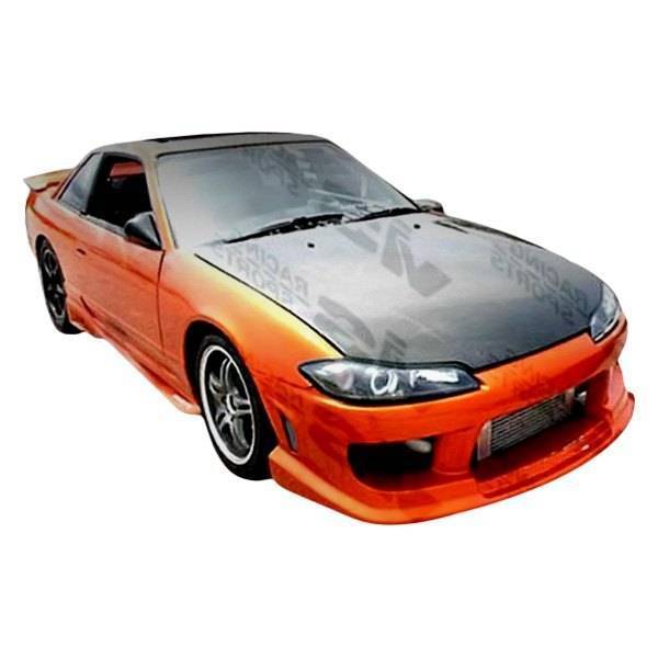 1999-2002 Nissan S15 2 doors STRIKER Style FRP Primer Front Bumper-1