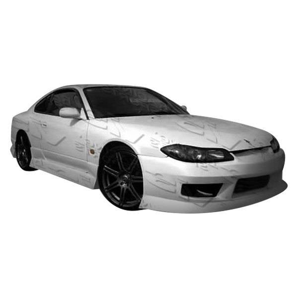1999-2002 Nissan S15 2 doors V Spec 4 Style FRP Primer Full Kit-1