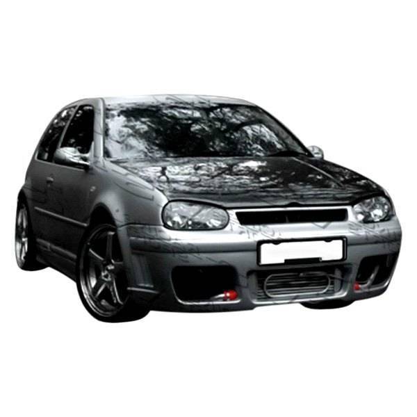 1999-2005 Volkswagen Golf 4 2 doors 4 doors R Tech Style FRP Primer Front Lip-1