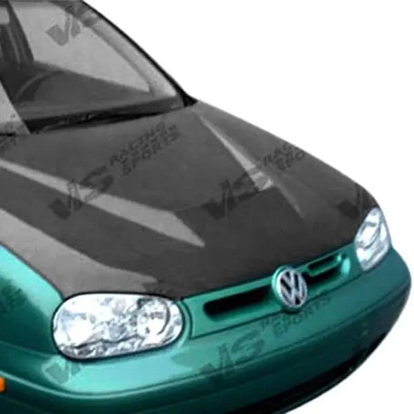 1999-2005 Volkswagen Golf 4 2 doors 4 doors INVADER Style Carbon Fiber Black Hood-2