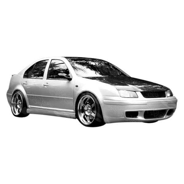1999-2004 Volkswagen Jetta 4 doors C Tech Style FRP Primer Front Lip-1