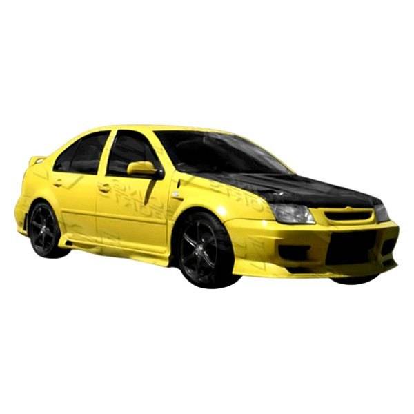 1999-2004 Volkswagen Jetta 4 doors DEMON Style FRP Primer Full Kit-1
