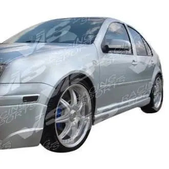 1999-2004 Volkswagen Jetta 4 doors OTTO Style FRP Primer Side Skirts-1
