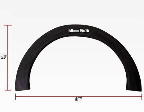 Universal FRP Primer Fender Flares-5