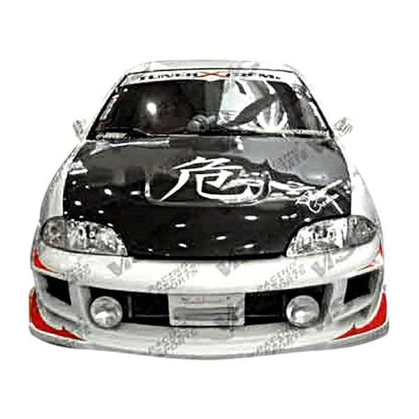 2000-2002 Chevrolet Cavalier 2 doors 4 doors BALLISTIX Style FRP Primer Front Bumper-1