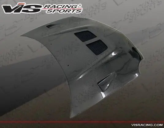 2000-2005 Dodge Neon 4 doors EVO Style Carbon Fiber Black Hood-3