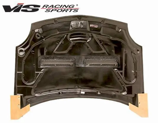 2000-2005 Dodge Neon 4 doors XTREME GT Style Carbon Fiber Black Hood-4