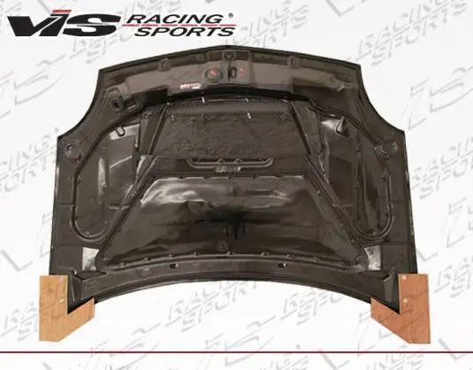 2000-2005 Dodge Neon 4 doors INVADER Style Carbon Fiber Black Hood-3