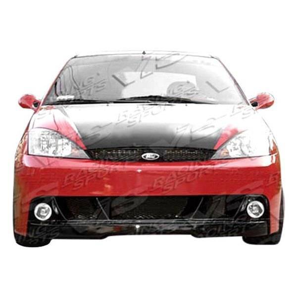 2000-2004 Ford Focus 2 doors 4 doors DTM Style FRP Primer Front Bumper-1