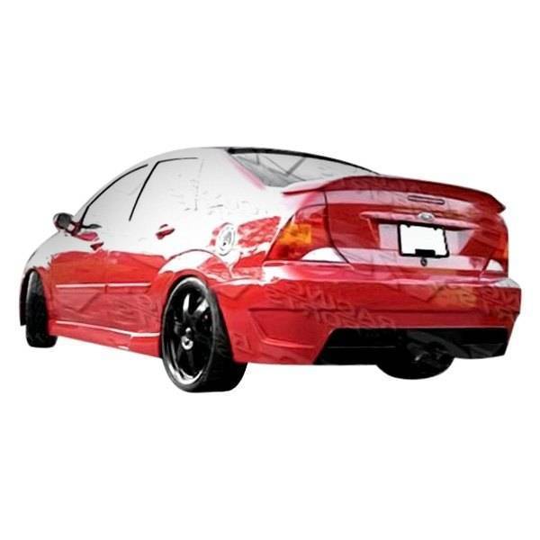 2000-2007 Ford Focus 2 doors DTM Style FRP Primer Rear Bumper-1