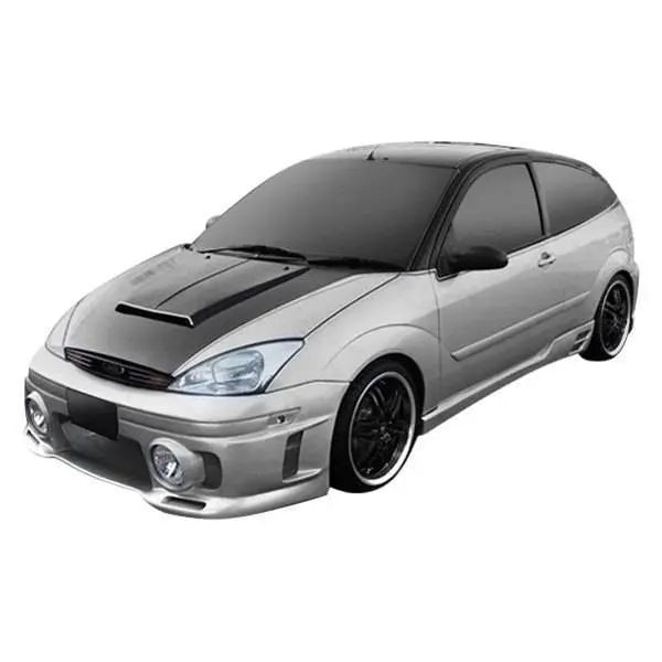 2000-2007 Ford Focus 2 doors EVO Style FRP Primer Side Skirts-1