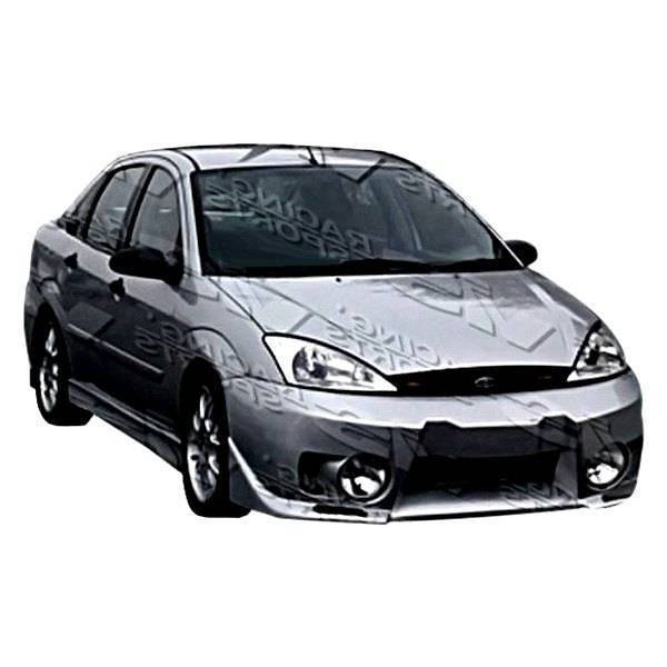 2000-2004 Ford Focus 2 doors 4 doors EVO 5 Style FRP Primer Front Bumper-1
