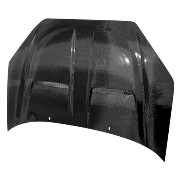 2000-2004 Ford Focus 2 doors 4 doors XTREME GT Style Carbon Fiber Black Hood-1