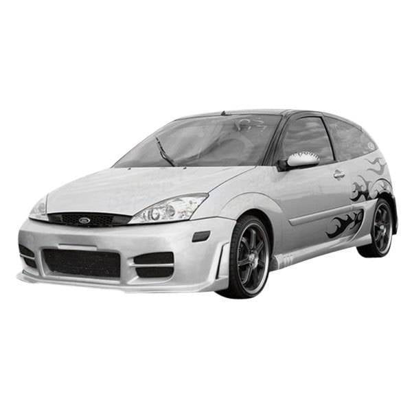2000-2004 Ford Focus 2 doors 4 doors OCTANE Style FRP Primer Front Bumper-1