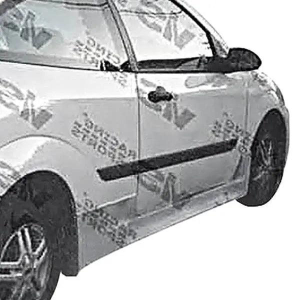 2000-2007 Ford Focus 2 doors OMEGA Style FRP Primer Side Skirts-1