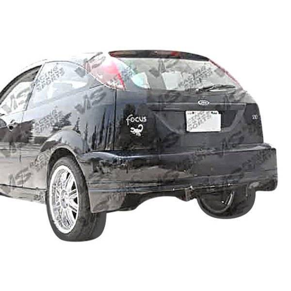 2000-2007 Ford Focus 2 doors QUEST Style FRP Primer Rear Bumper-1