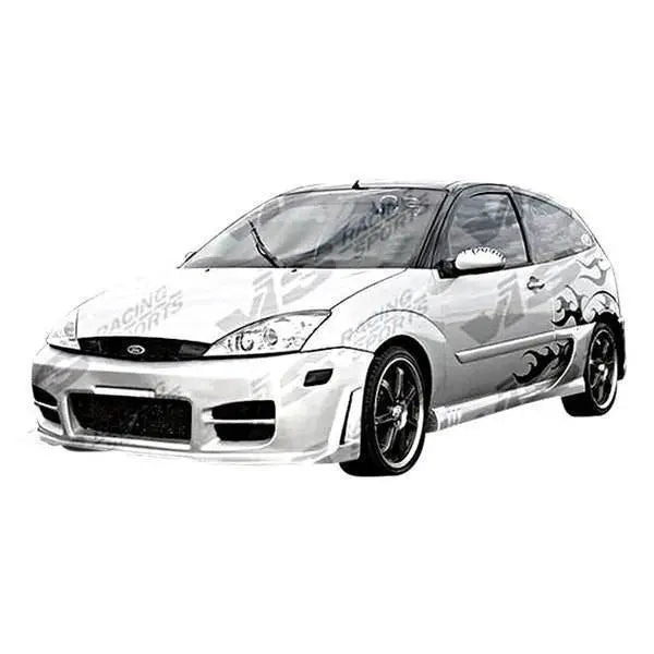 2000-2007 Ford Focus 2 doors Stalker 2 Style FRP Primer Side Skirts-1
