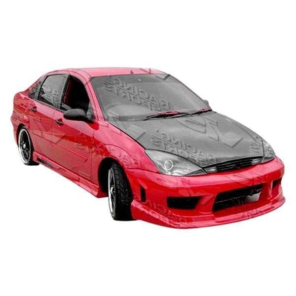 2000-2004 Ford Focus 2 doors 4 doors STRIKER Style FRP Primer Front Bumper-1