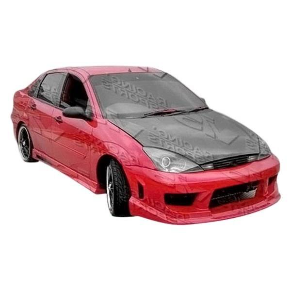 2000-2004 Ford Focus 2 doors STRIKER Style FRP Primer Full Kit-1