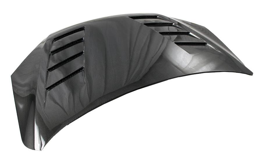 2000-2004 Ford Focus 2 doors 4 doors EVO Style Carbon Fiber Black Hood-2